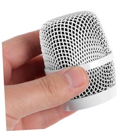 SUPVOX Microphone Mesh Head Replacement for Durable Metal Grille High Hardness for Ktv and Stage Performance Stylish and Wear-Resistant Mic Fitting
