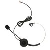 Telephone Headset Single Ear Professional Noise Canceling Adjustable Wired Phone