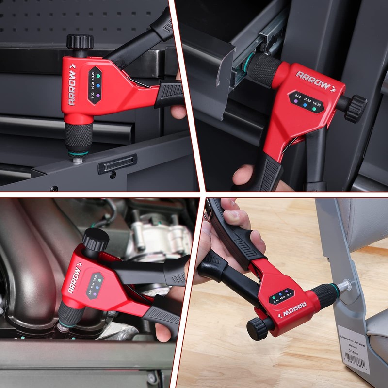Arrow Rivet Nut Tool, 8" Rivet Nut Gun Kit Designed