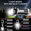 MC-ELIN 3 Pack Keychain Flashlights, EDC Mini Flashlight Rechargeable, COB