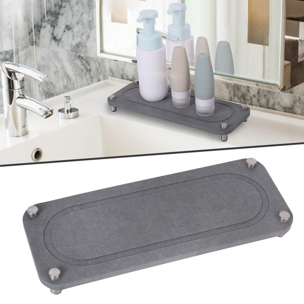 NiCoLa Sink Organiser Tray Kitchen Bathroom Instantly Dry Sink Tray,