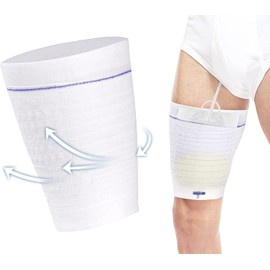 Catheter Leg Bag, Reusable & Washable Leg Bag for Catheters, Discreet Catheter Bag with Secure Attachment - Ideal as a Urine Bag for On the Go for Incontinence