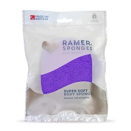 Ramer Shower Sponge - Super Soft Body Sponge Small (Ultra Violet)