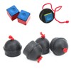 KENANLAN Billiard Pool Chalk Holder, 4 Pieces Chalk Holder, Pockets