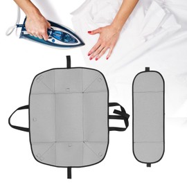 Small Ironing Blanket,Folding Ironing Mat, Cotton Heat Proof, Anti Slip, Thick Travel Ironing Pad for Table Top Countertop, Insulated, Non Slip Bottom for Travel and Home Use