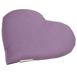 Linseed Cushion Heart Approx. 30 x 25 cm Lilac Heat Cushion Grain Cushion A Charming Gift