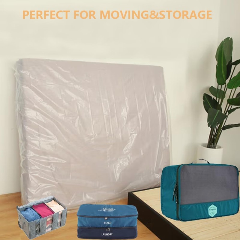 Mattress Bags for Moving Storage,Mattress Protector Cover, Waterproof Mattress Protector