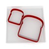 Slice of Bread Set of 2 Value Cookie/Fondant Cutters Pair