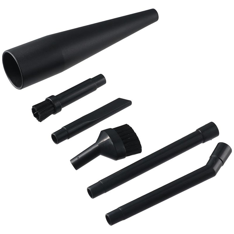 SHUATI Replace Parts 6PCS Black Replacement Plastic Vacuum Cleaner Adapter