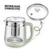 Gatuida Health Pot Cover Glass Kettle Lid Heat-Resistant Replacement Lid