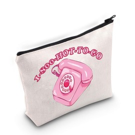 Song Lyrics Inspired Makeup Bag Singer Gift Hot to Go Gift Midwest Princess 2024 Tour Zipper Bag Pink Pony Club Gift Disco Cowgirl Gift (MB, 1-800-bag CA)