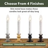 612 Vermont Ultra-Bright LED Window Candles with Timer, Battery Operated,