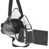 DALIX 20" Large Clear Tote Bag with Small Pouch