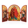 NKlaus Saint Joachim and Anna Icon Triptych Wooden 25 x