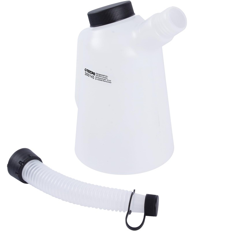 TECPO 2 x Oil Can 1 Litre Filling Can Measuring