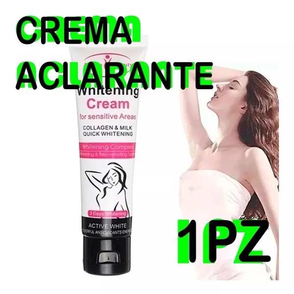 Mafab Crema Blanqueadora Aichun Beauty Axilas Colágeno Y Leche