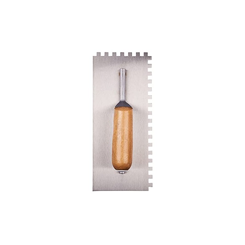 Amtech G1610 280mm (11") Notched Float Trowel with Wooden Handle