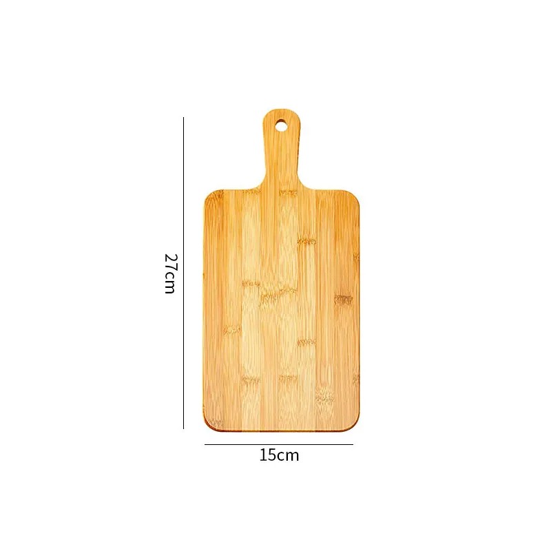 Bamboo Cutting Board for Kitchen Prep – Built-In Handle with