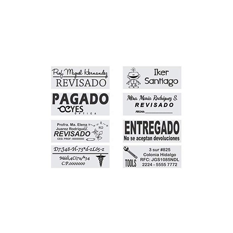 Sello Personalizado, Texto, Logotipo o Diseño