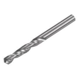 sourcing map Solid Carbide Drill Bit, 4.1mm (0.161") YG6X/C3 Micro-Grain Tungsten Carbide Jobber Twist Drill Bits Straight Shank for Drilling Stainless Steel Aluminum Metal Plastic