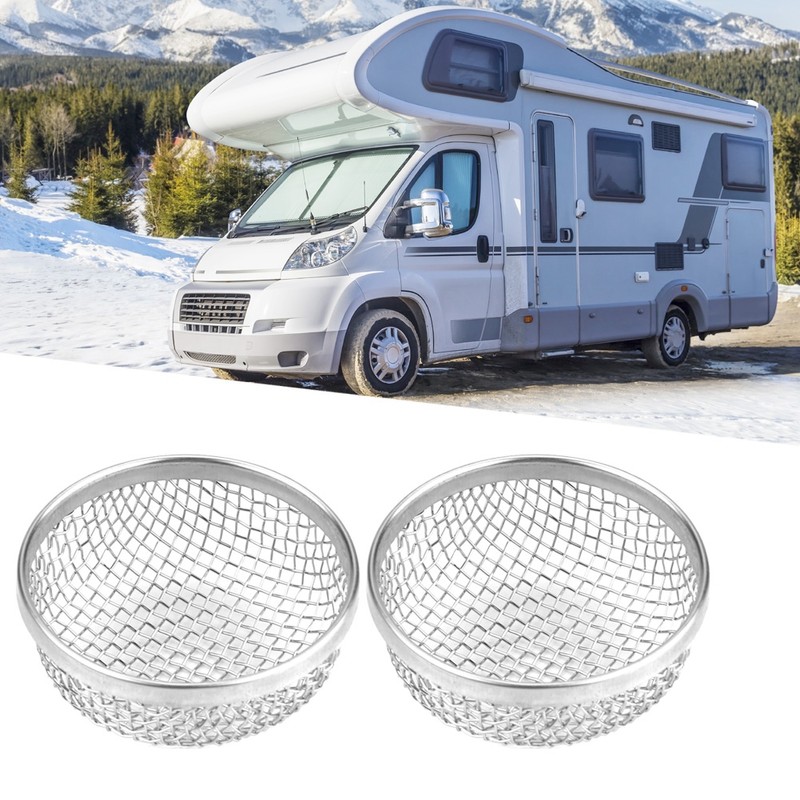 2pcs Stainless Steel Vent Bug Furnace Screen Cover for Camper