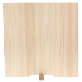 Tosaryu Shimanji HS-2001S Cutting Board with Stand, Small, Beige, 8.7 x 8.7 inches (22 x 22 cm)