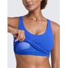 CRZ YOGA Butterlift Womens Racerack Longline Sports Bra - U