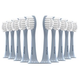 Chinystyle Toothbrush Replacement Heads, Compatible with Suri Electric Toothbrush Replacement Brush Heads for Suri Sonic Electric toothbrushes, Blue 10-Pack