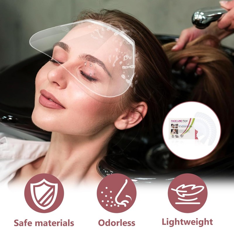 100 Pcs Clear Face Visors, Shower Face Eye Protector, Eye