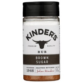 Kinder's Rub 5 oz. BROWN SUGAR Flavor Smoked Meats BBQ Grill Spice