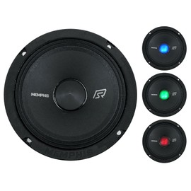 Memphis Audio SRXP62V2 SRX Pro 6.5" 250w Midrange Car Speaker w/LED Mid-Bass