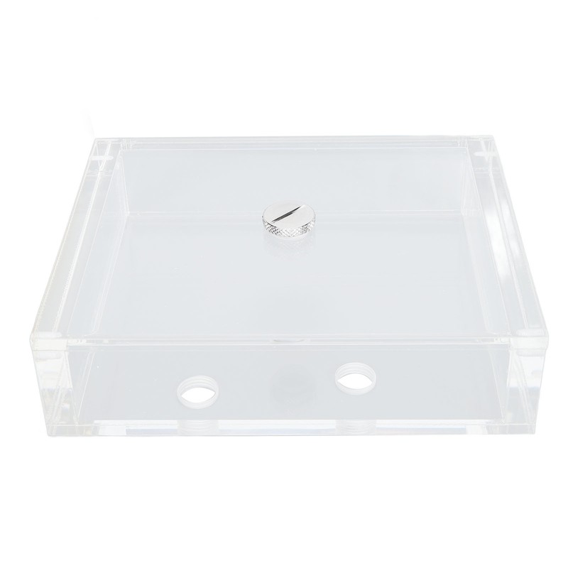 Computer Water Cooling Reservoir Rectangle Transparent Acrylic PC Water Cooling