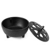 VIFERR Cast Iron Incense Burner, Lotus Shaped Incense Sticks Aromatherapy