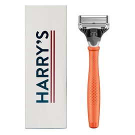 Harry's Razor for Men - Razor Handle and Razor Blade Cartridge - Shaving Gift Set for Him - Orange