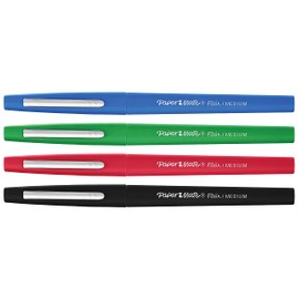 Papermate Flair Original Fibre Tip Pen Medium 1.0mm Pack of 4