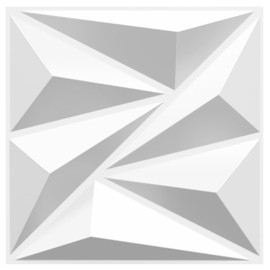 STICKGOO 33 Pack 3D Wall Panels for Interior Wall Decor, 12''x12'' PVC Textured Panels, White Accent Wall Panles for Living Room, Bedroom, TV Background