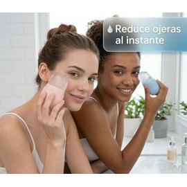 Rodillo de hielo facial, Hielo para Masaje Facial Reutilizable para ojos, cuello, rodillo de masaje facial de belleza para eliminar círculos oscuros, 