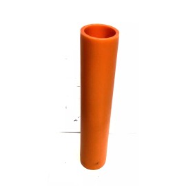 Consumer Plugged Pyro Mortar Tube 1.91" x 12” HDPE DR11 Orange