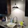 CLAXY Industrial Plug-in Barn Pendant Lighting Black Farmhouse Pendant Light