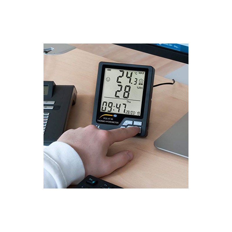 PCE Instruments PCE-HT 50 Room Hygrometer, for Humidity and Temperature
