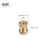 DTGN M2x4x3.5mm (IDxLxOD) Knurled Insert Nuts Brass Plastic Shell Brass