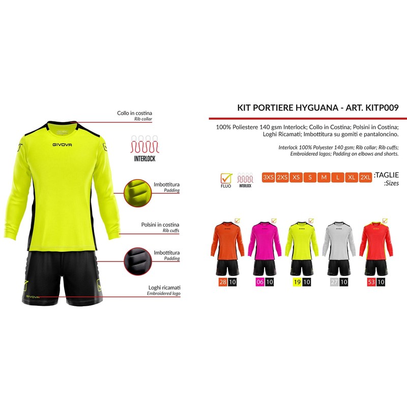 GIVOVA Kit Portiere HYGUANA Fuxia/Nero Tg. XL