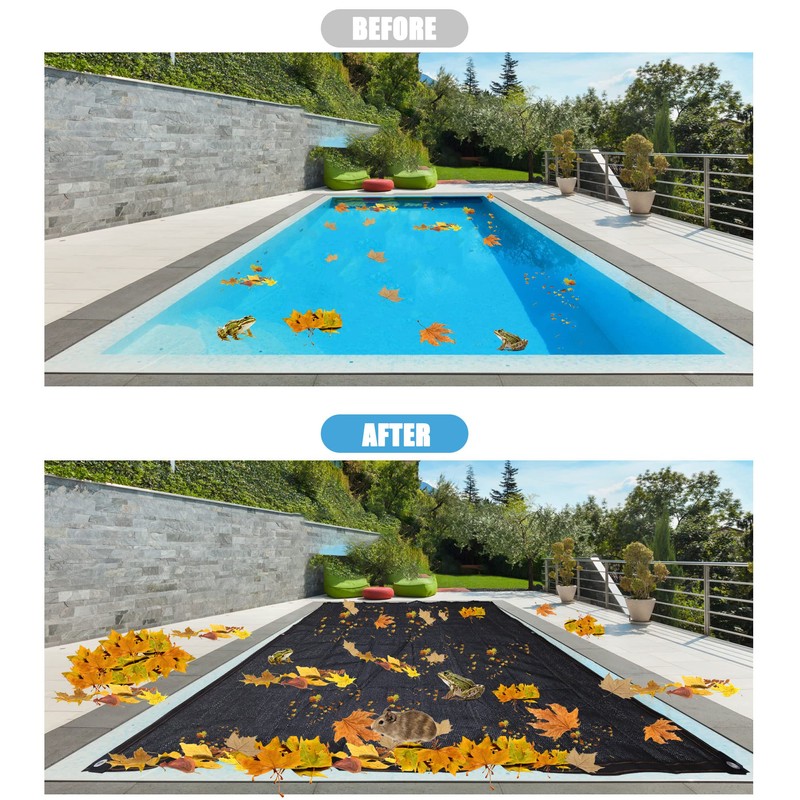 14ft x 26ft Pool Leaf Nets for In-Ground Swimming Pools