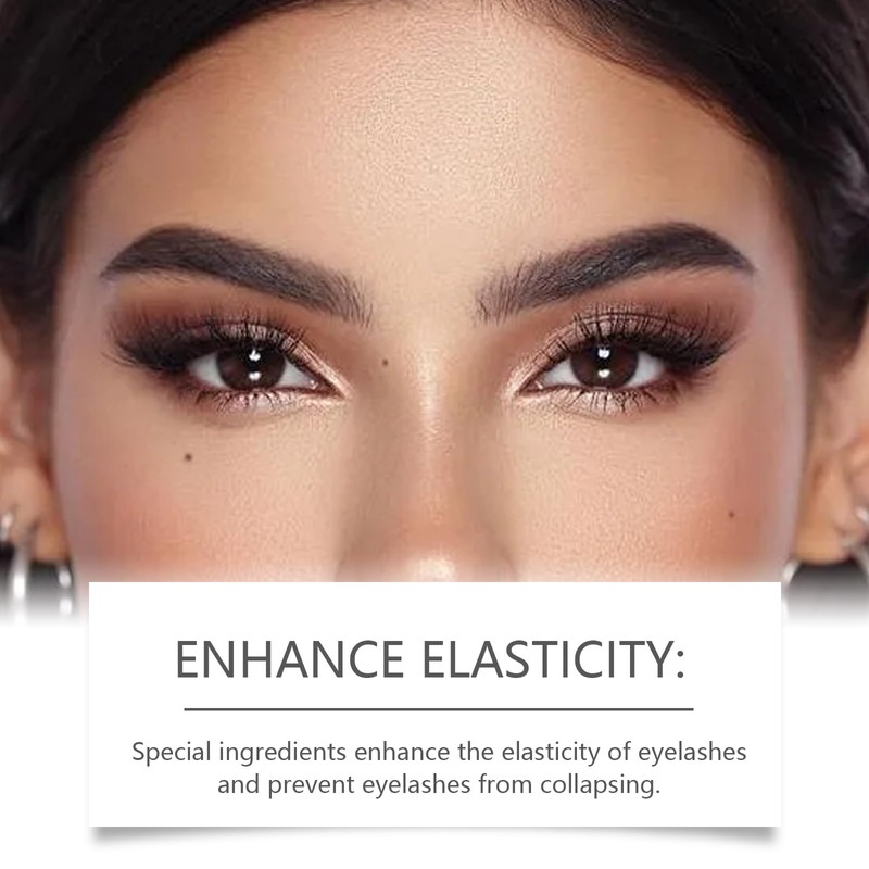 Waterproof Mascara with Bubble Fiber Technology, Smudge-Proof and Clump-Free Formula