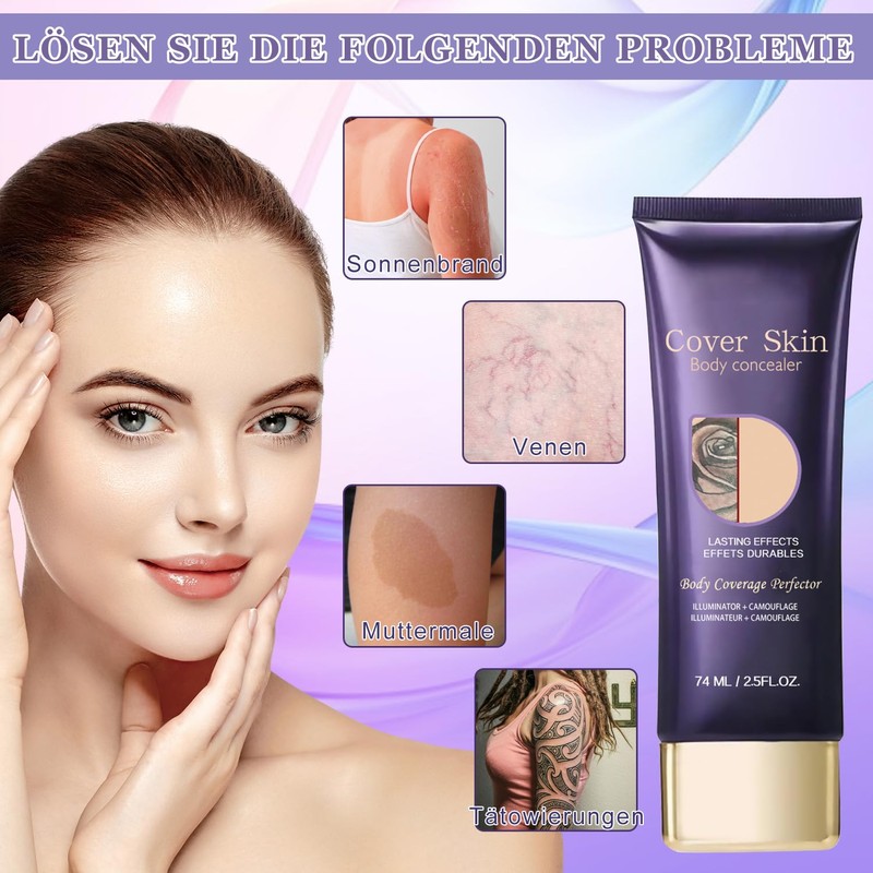 All-Over Teint Perfektionierer, 2PCS All Over Complexion Perfector, Body Coverage