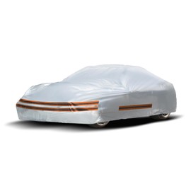 Relanson 10-Layer Thicken Car Cover Waterproof All Weather Full Exterior Covers for Outdoor Snow Sun Uv Protection with Zipper Car Covers for Pickup SUV Sedan- C6(See Size Chart)