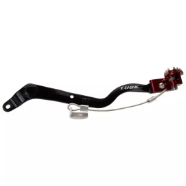 Tusk Aluminum Brake Pedal Red For HONDA XR650L 1993-2024