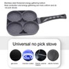 4 Hole Frying Pan Non Stick Heat Resisting Omelet Pan