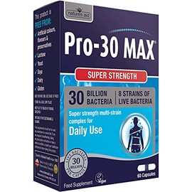 Natures Aid | Pro-30 Max 30 Billion Daily Probiotic Capsules | 1 x 60s