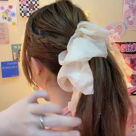 Claw Hair Clips with Bows - Banana Ponytail Holders, Bowknot Hair Ties for Women, Girls, Weddings, Birthday, and Christmas Gifts